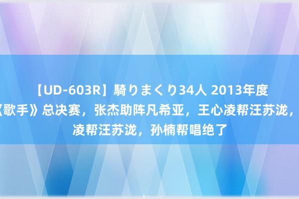 【UD-603R】騎りまくり34人 2013年度バージョン 《歌手》总决赛，张杰助阵凡希亚，王心凌帮汪苏泷，孙楠帮唱绝了