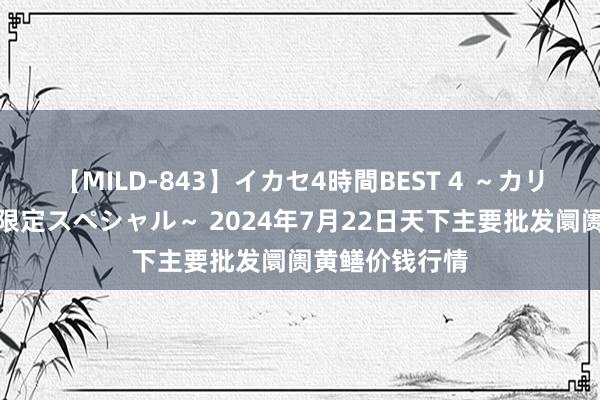 【MILD-843】イカセ4時間BEST 4 ～カリスマアイドル限定スペシャル～ 2024年7月22日天下主要批发阛阓黄鳝价钱行情