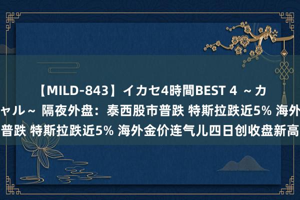 【MILD-843】イカセ4時間BEST 4 ～カリスマアイドル限定スペシャル～ 隔夜外盘：泰西股市普跌 特斯拉跌近5% 海外金价连气儿四日创收盘新高