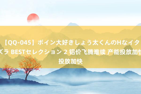 【QQ-045】ボイン大好きしょう太くんのHなイタズラ BESTセレクション 2 铝价飞腾难续 产能投放加快